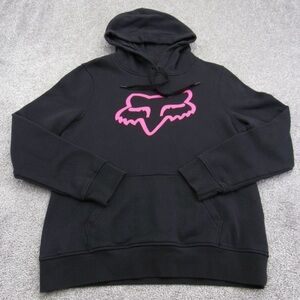 Fox Racing Black Pullover with White Tag Logo